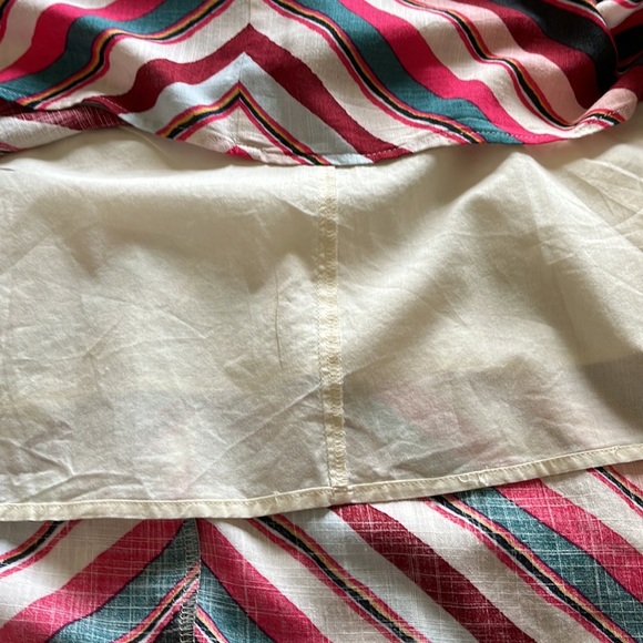 🔥SALE🔥 Loft Ann Taylor striped spaghetti straps lined maxi dress size M - Picture 4 of 7